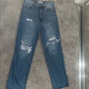 Distressed Denim Jeans